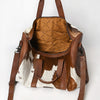 LC-ADBGS174 Cowhide Leather Duffle Bag - Genuine Western Travel Weekender