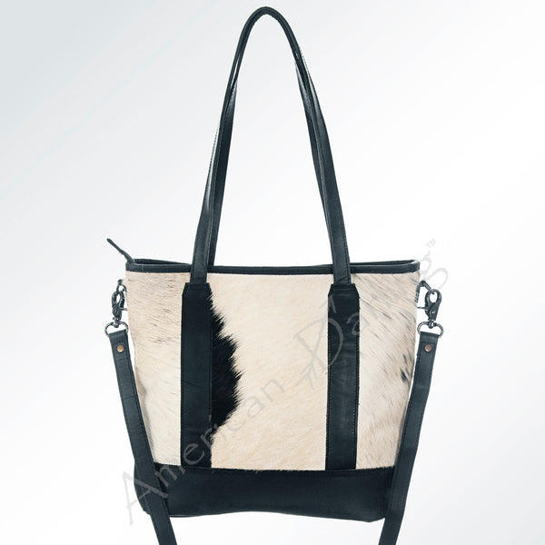 LC-ADBGS176BKW Tote Genuine Western Leather Women Bag