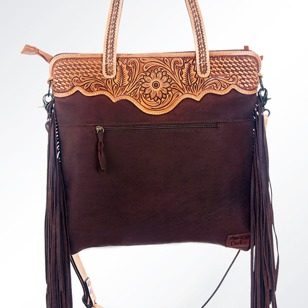 LC-ADBGS113BRW Messenger Genuine Western Leather Women Bag