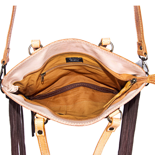 LC-ADBGS144ACTRQ Messenger Genuine Western Leather Women Bag