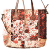 ADBG106 American Darling Hair-on Cowhide Western Tote Bag Genuine Leather