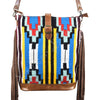 ADBG270 American Darling Large Cross body Bag - Handcrafted Saddle Blanket & Western Leather Purse