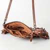 ADBG109 American Darling Hair-On Cowhide Crossbody Bag with Fringe