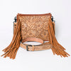 ADBG325 American Darling Hand Tooled Leather Messenger Bag