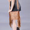 ADBG325 American Darling Hand Tooled Leather Messenger Bag
