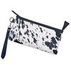 ADBG344 American Darling Genuine Hair On Hide Pattern Leather Western Wristlet