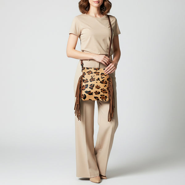 LC-ADBGS153CHEFRNG Chaps Genuine Western Leather Women Bag Kacey