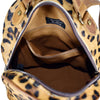 ADBGS156 Printed Cowhide Leather Backpack with Tooled Floral Pocket - Western Wild Style