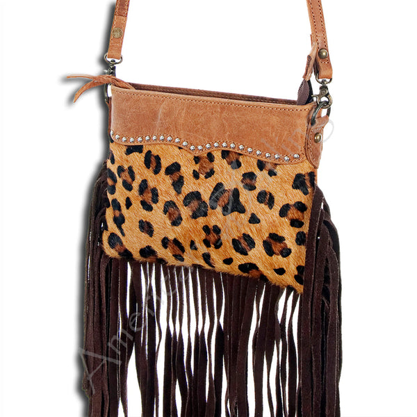 ADBG362 American Darling Small Cross body Bag Cowhide & Leather Crossbody