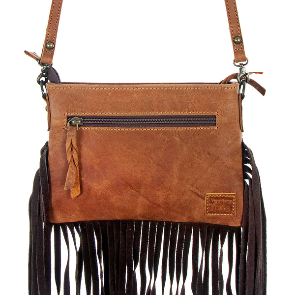 ADBG362 American Darling Small Cross body Bag Cowhide & Leather Crossbody
