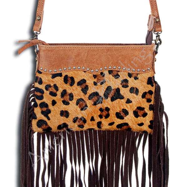 ADBG362 American Darling Small Cross body Bag Cowhide & Leather Crossbody