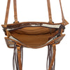 ADBG375 American Darling Handcrafted Hair-On Cowhide Tote Bag with Western Fringes