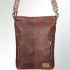 ADBG379 American Darling Hand Tooled Leather Large Cross body Bag Western Luxe Crossbody