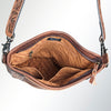 ADBG379 American Darling Hand Tooled Leather Large Cross body Bag Western Luxe Crossbody