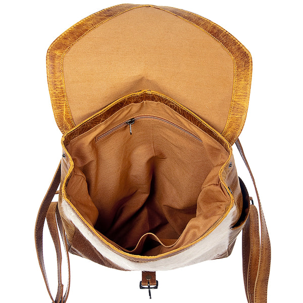 ADBG386 American Darling Hand Tooled Leather Backpack Bag