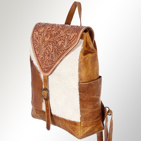ADBG386 American Darling Hand Tooled Leather Backpack Bag