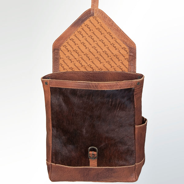 ADBG386 American Darling Hand Tooled Leather Backpack Bag