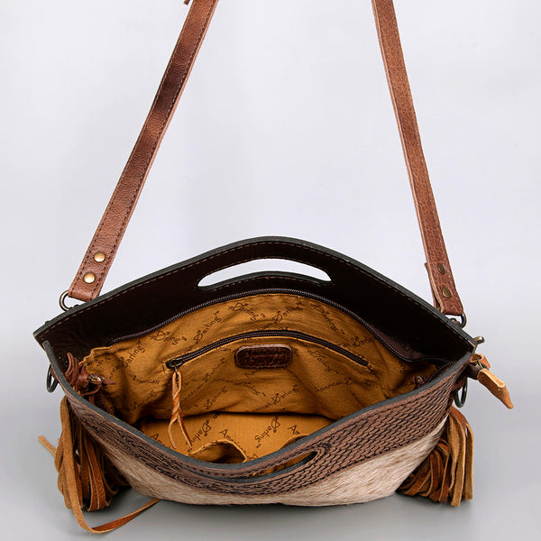 LC-ADBGS145ACGOBR Clutch Genuine Western Leather Women Bag