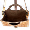 ADBG500 American Darling Hand Tooled Floral Leather Western Tote Bag