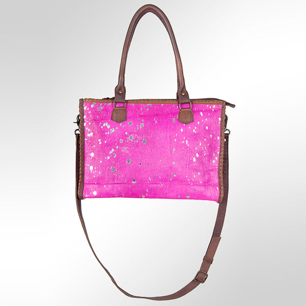 LC-ADBGS118PKACSL Tote Hair-On Genuine Western Leather Women Bag Cady