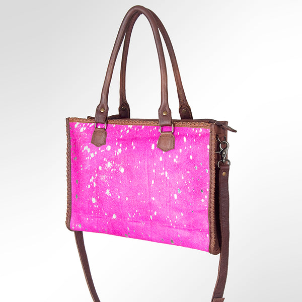 LC-ADBGS118PKACSL Tote Hair-On Genuine Western Leather Women Bag Cady
