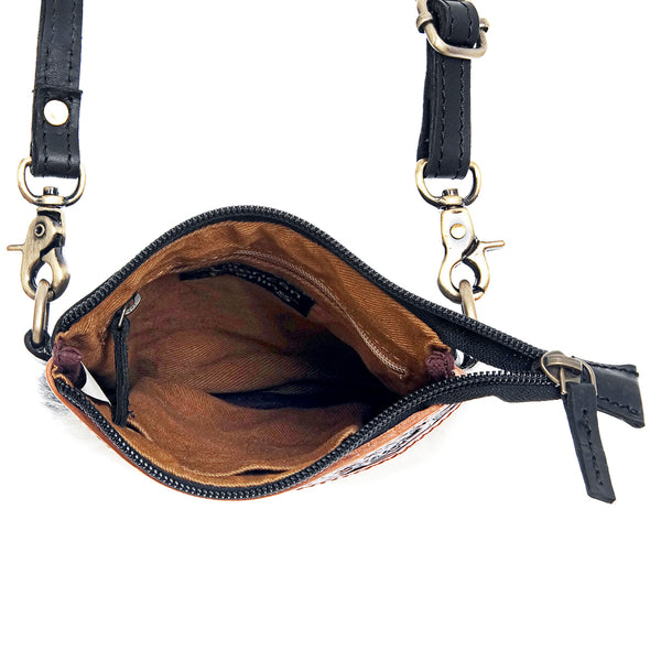 ADBG406 American Darling Hand Tooled Leather Small Cross body Bag