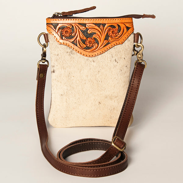 ADBG406 American Darling Hand Tooled Leather Small Cross body Bag