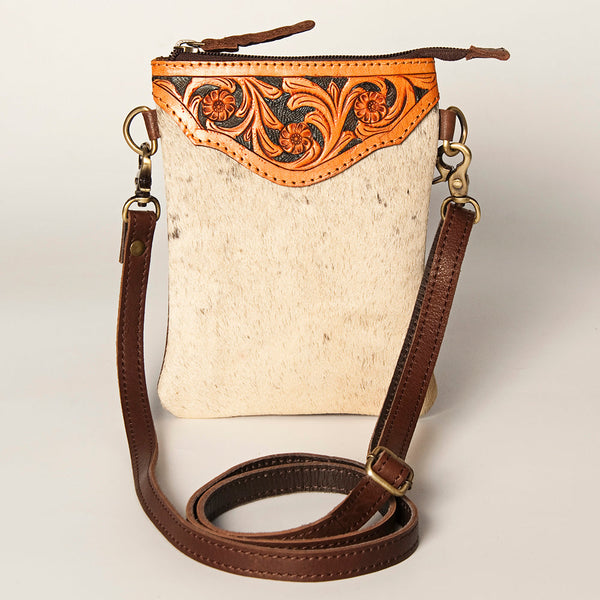 ADBG406 American Darling Hand Tooled Leather Small Cross body Bag