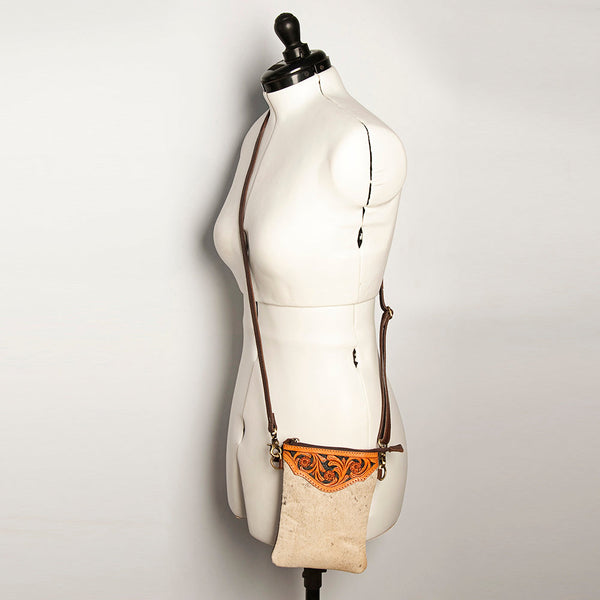 ADBG406 American Darling Hand Tooled Leather Small Cross body Bag