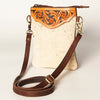 ADBG406 American Darling Hand Tooled Leather Small Cross body Bag