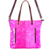 ADBG106 American Darling Hair-on Cowhide Western Tote Bag Genuine Leather