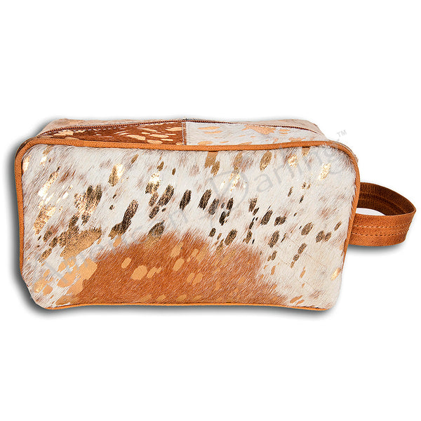 ADBG399 American Darling Hair-On Cowhide Toiletry Bag