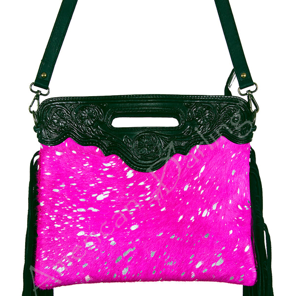 LC-ADBGS146PKACSL Crossbody Genuine Western Leather Women Bag Cora