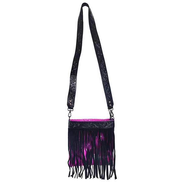 LC-ADBGS172PKACSLBK Crossbody Genuine Western Leather Women Bag