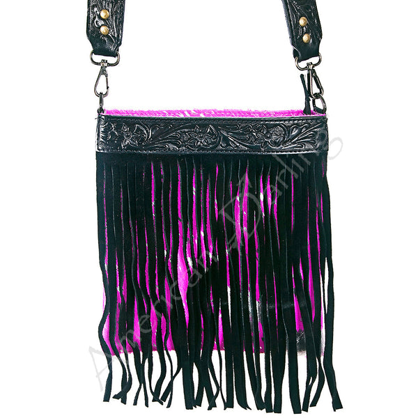 LC-ADBGS172PKACSLBK Crossbody Genuine Western Leather Women Bag