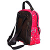 ADBGS156 Natural Cowhide Leather Backpack with Hand-Tooled Floral Pocket - Western Style