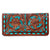ADBG489 Premium Hand-Tooled Genuine Leather Clutch with Intricate Floral Artistry