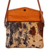 ADBGS178 Hair-On Cowhide Leather Crossbody Envelope - Western Style Purse