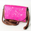 ADBG485 American Darling Braided Cowhide Leather Organiser Bag
