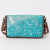 ADBG485 American Darling Braided Cowhide Leather Organiser Bag