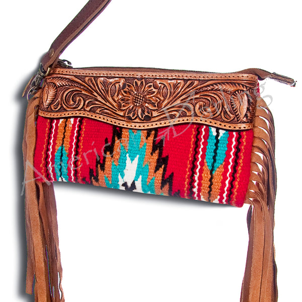LC-ADBGZ157 Wrislet Genuine Western Leather Women Bag