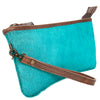 ADBG344 American Darling Hair On Hide Leather Western Style Wristlet Clutch Purse