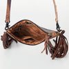 ADBGS142 Mini Crossbody - Hair-On Leather Fringe Bag with Removable Strap