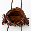 ADBGD117 American Darling Hair-On Cowhide Tote Bag with Fringes & Braided Handles