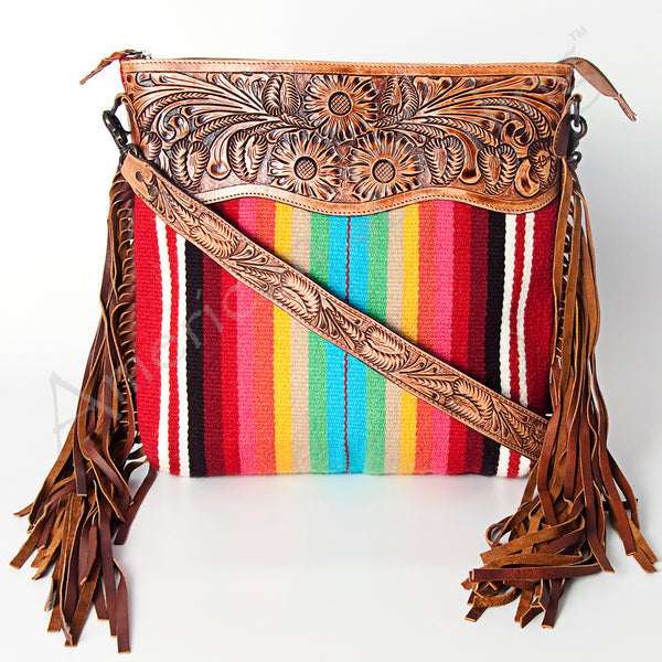 LC-ADBGZ173R Crossbody Genuine Western Leather Women Bag