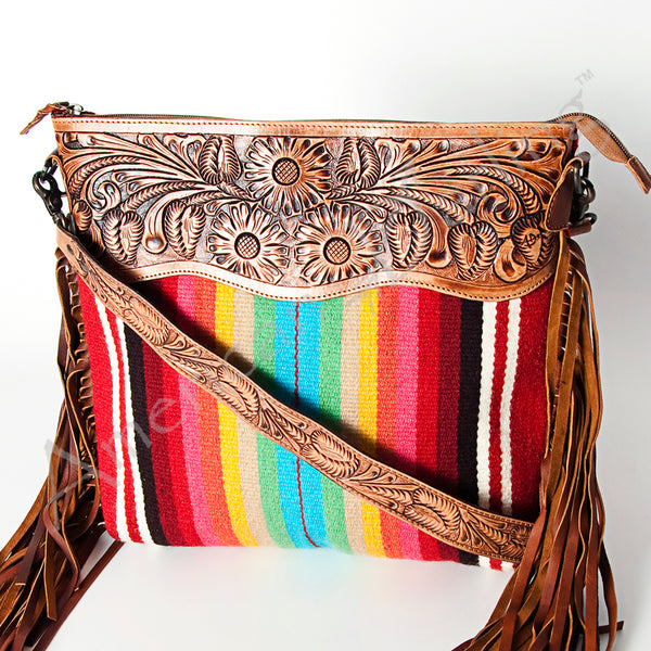 LC-ADBGZ173R Crossbody Genuine Western Leather Women Bag
