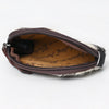 ADBG444 Hair-On Cowhide Leather Coin Purse Western Mini Zip Wallet
