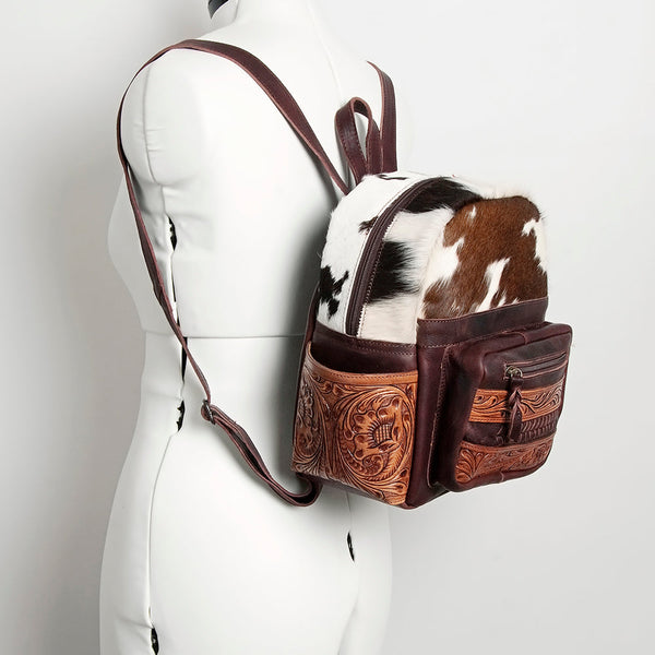 LC-ADBGZ214 Backpack Genuine Western Leather Women Bag Becca