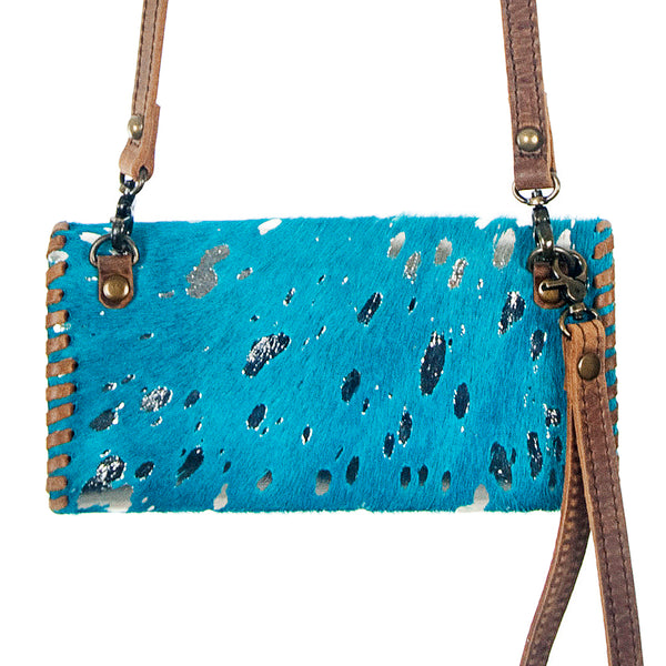 ADBG514 American Darling Handcrafted Hair-On Cowhide & Leather Small Cross body Bag