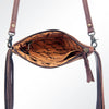 ADBGS142 Mini Crossbody - Hair-On Leather Fringe Bag with Removable Strap